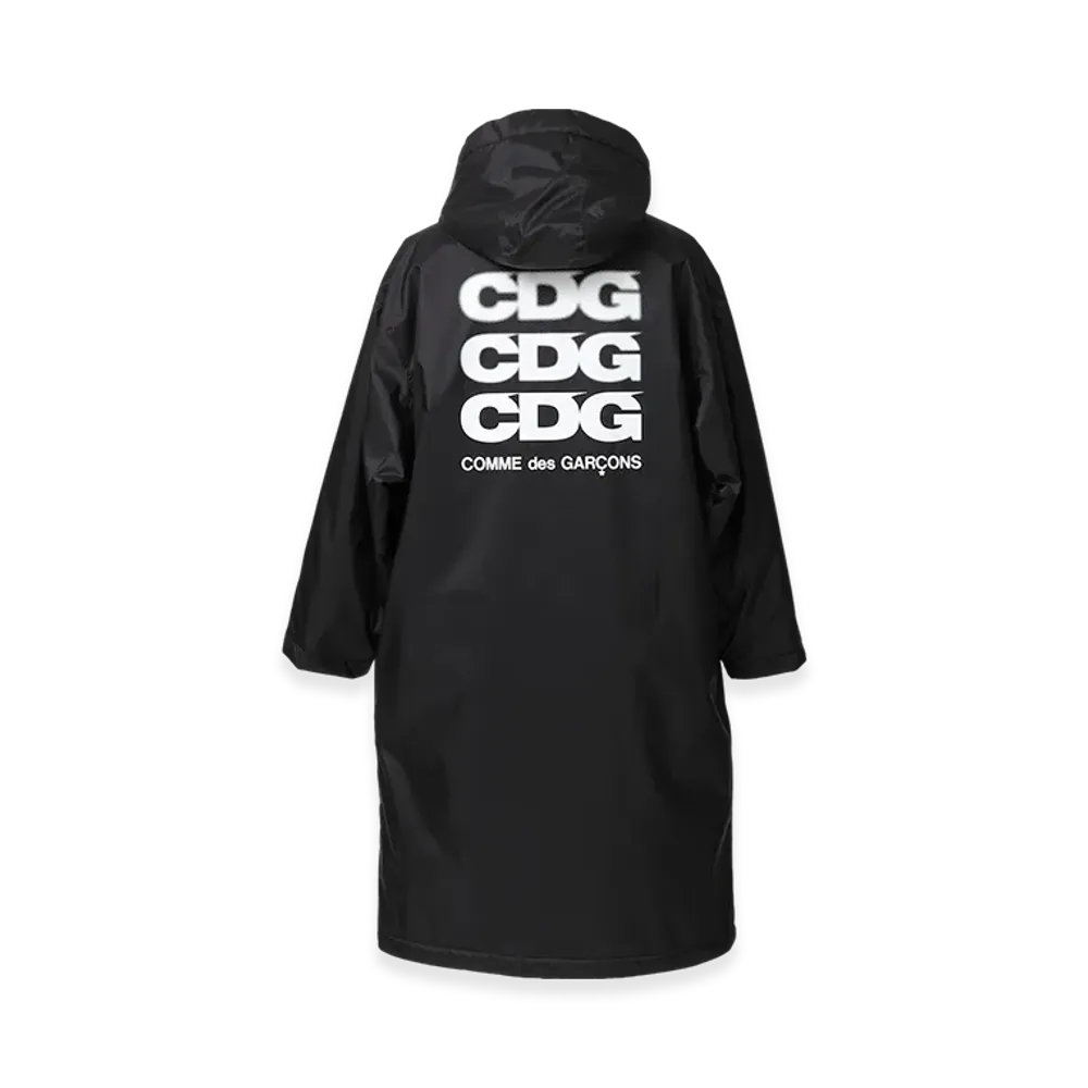 COMME des GARCONS CDG OVER COAT BOA LINED "Black"
