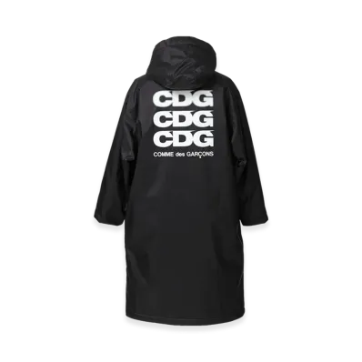 COMME des GARCONS CDG OVER COAT BOA LINED "Black"