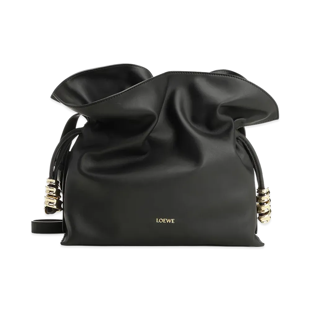 LOEWE Women's Flamenco Clutch Coil M "Black"
