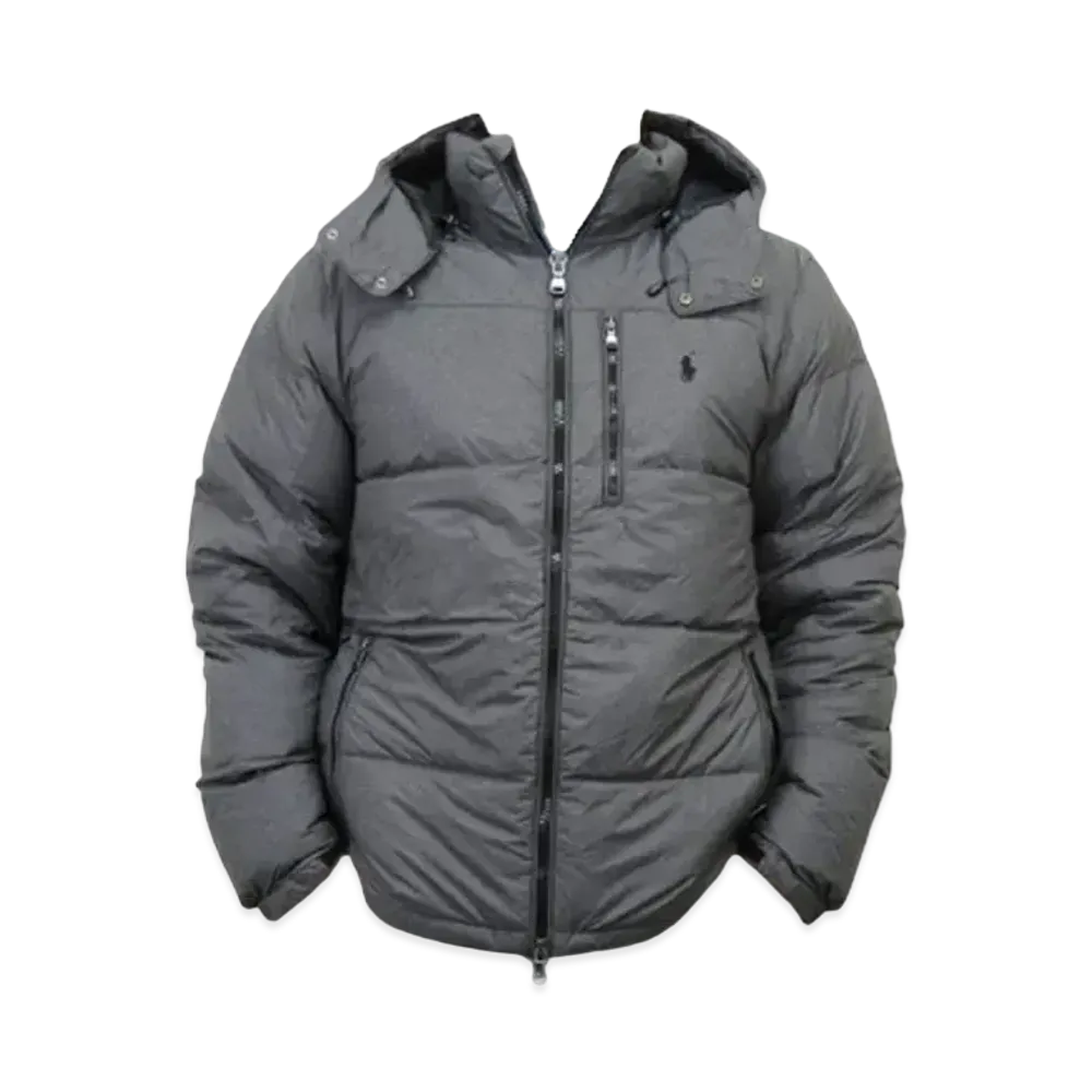 Polo Ralph Lauren Men's Down Hooded Jacket "Gray"