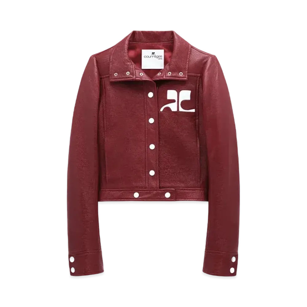 Courreges Reedition Vinyl Jacket "Red"