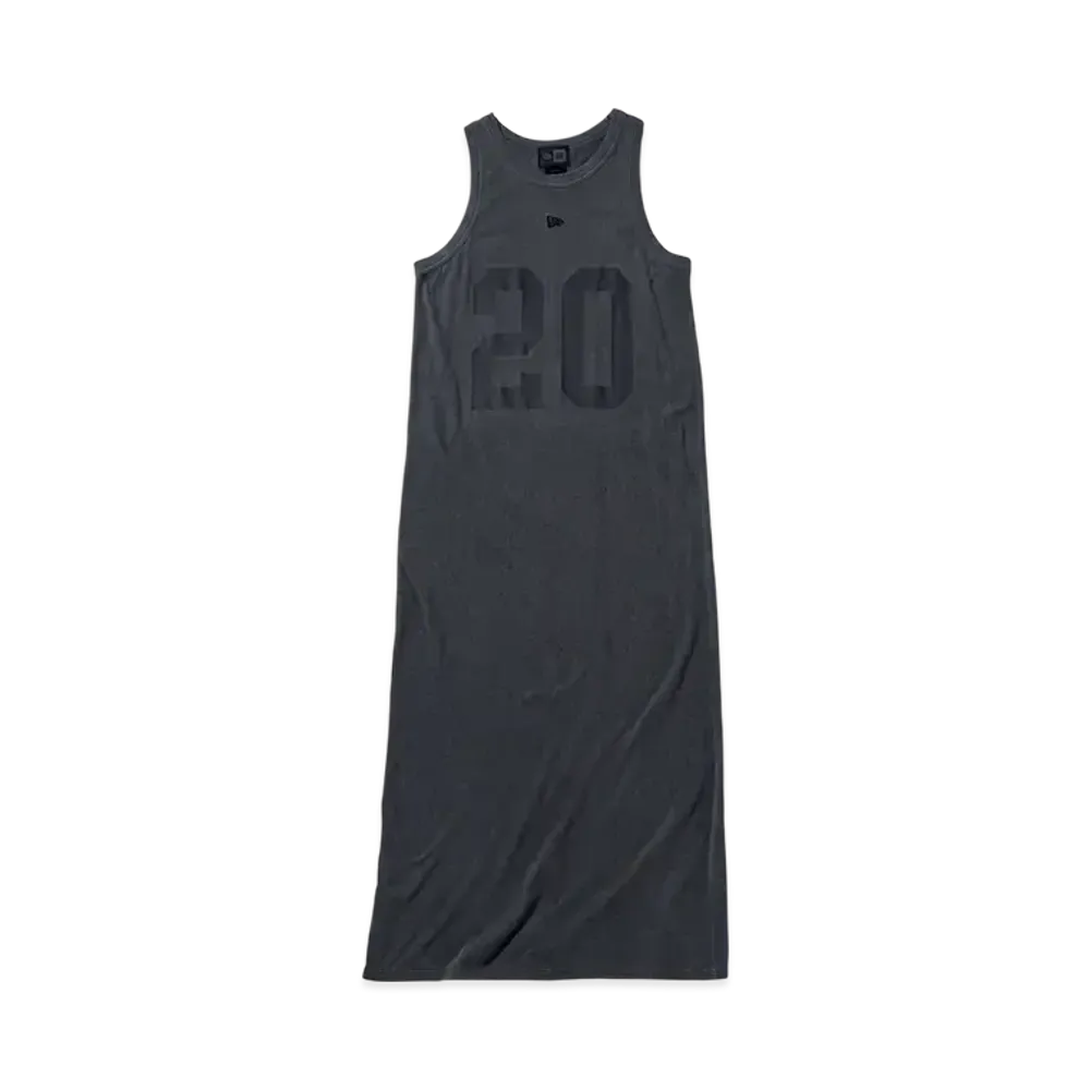 NEW ERA BLACK LABEL SS25 Women's Garment Dye Tank Dress "Graphite"