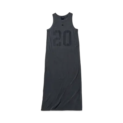 NEW ERA BLACK LABEL SS25 Women's Garment Dye Tank Dress "Graphite"