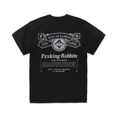 FR2 King Of Rabbits T-shirt "Black"