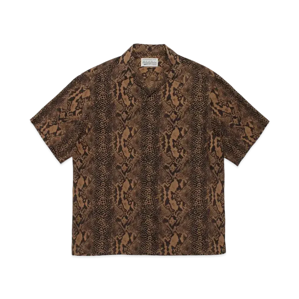 WACKO MARIA MIGHTY CROWN / HAWAIIAN SHIRT "Brown"