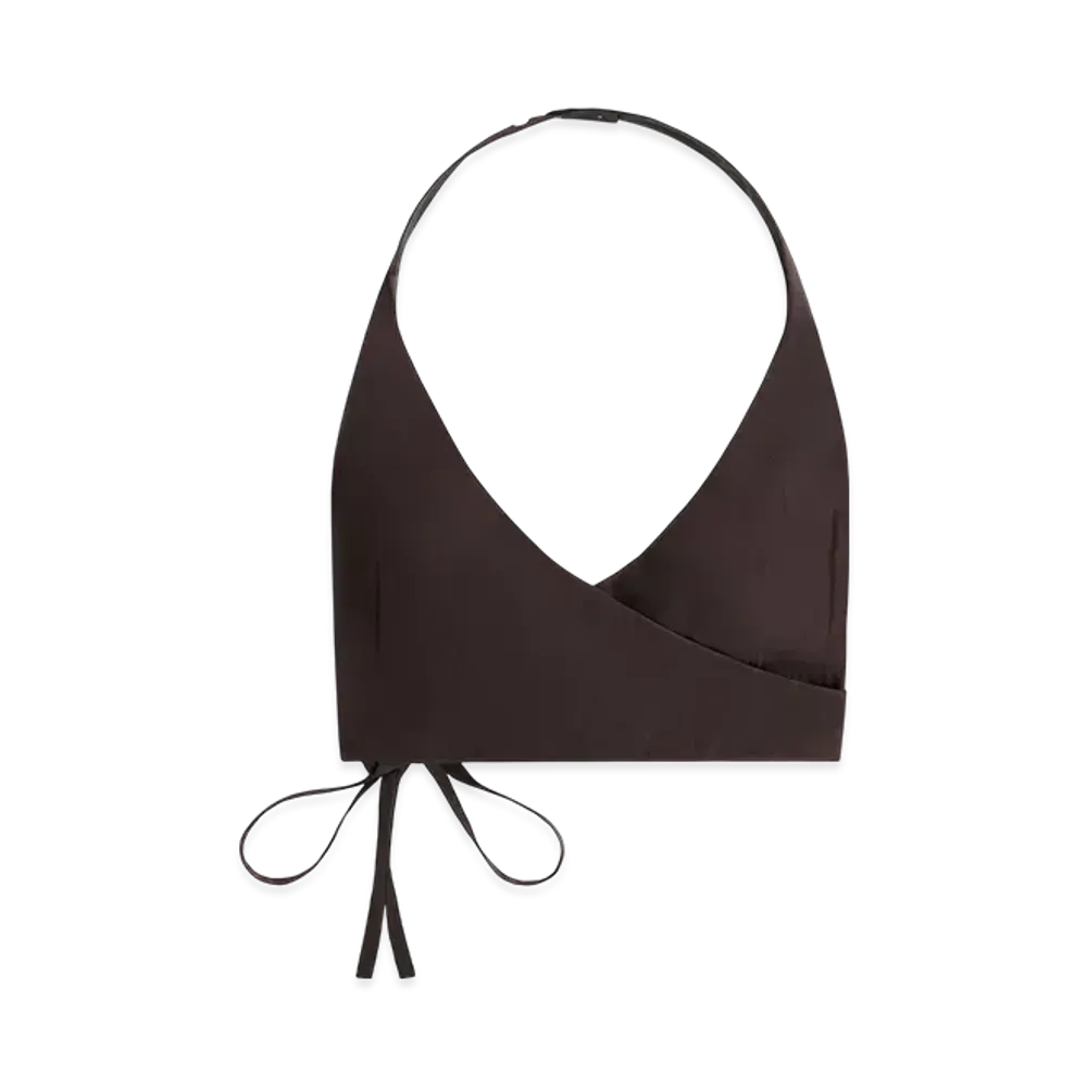Kith Women Shir Crest Satin Wrap Vest "Incognito"