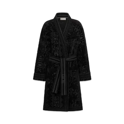Dior x Shawn Stussy Bath Robe "Black"