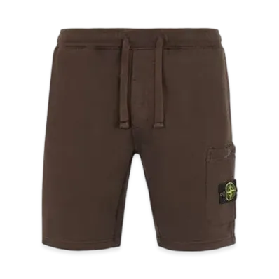 Stone Island 64620 BRUSHED COTTON FLEECE_REGULAR FIT "Dark Brown"
