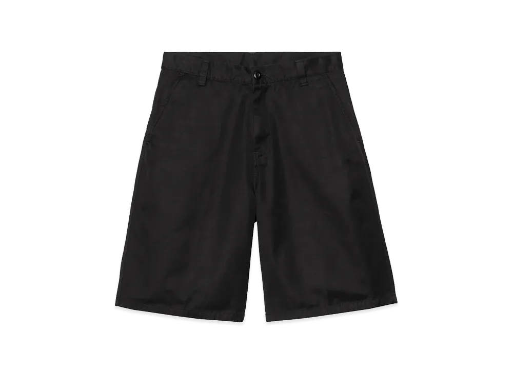 Carhartt WIP Brader Short "Black/Rinsed"