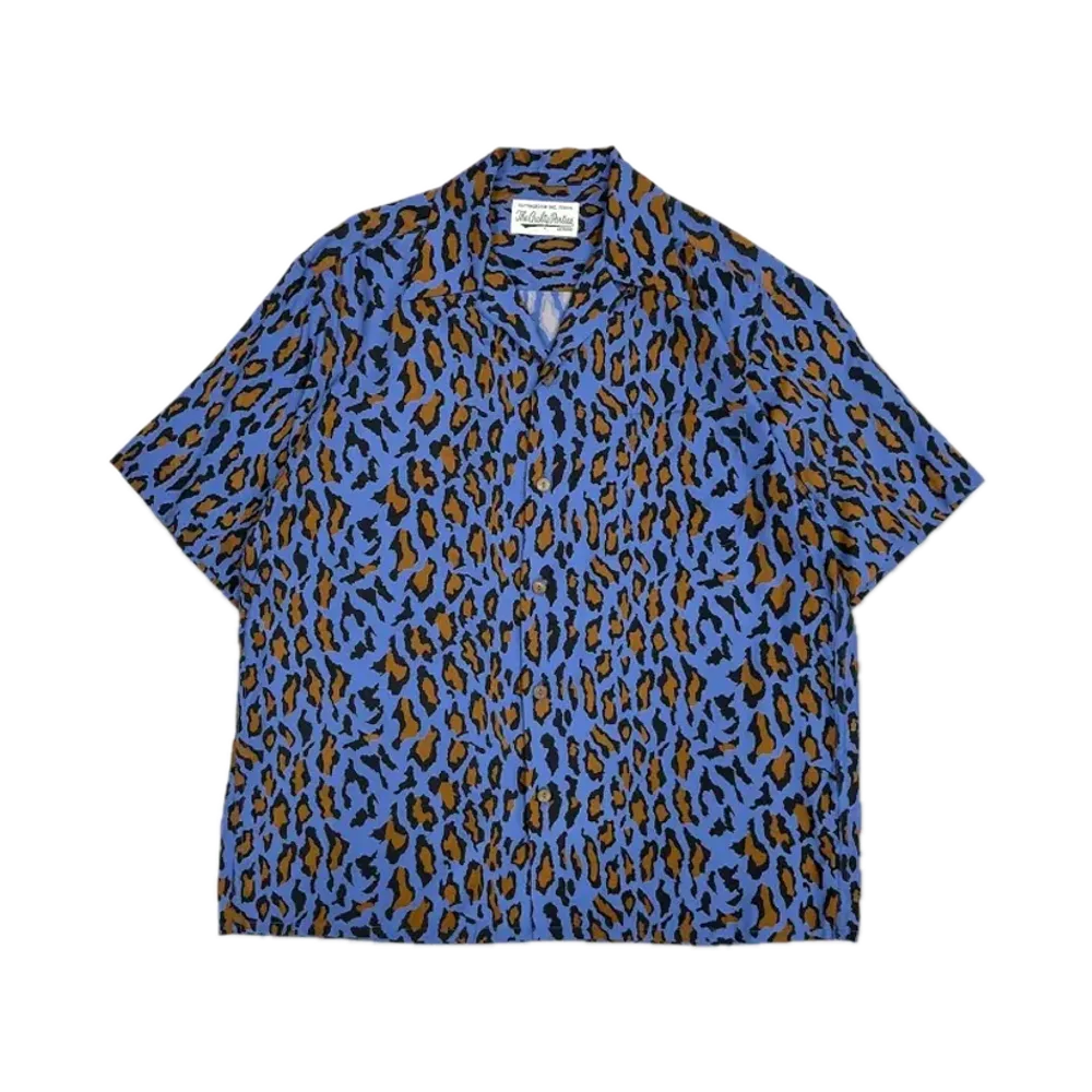 WACKO MARIA Leopard Hawaiian Shirt "Purple"