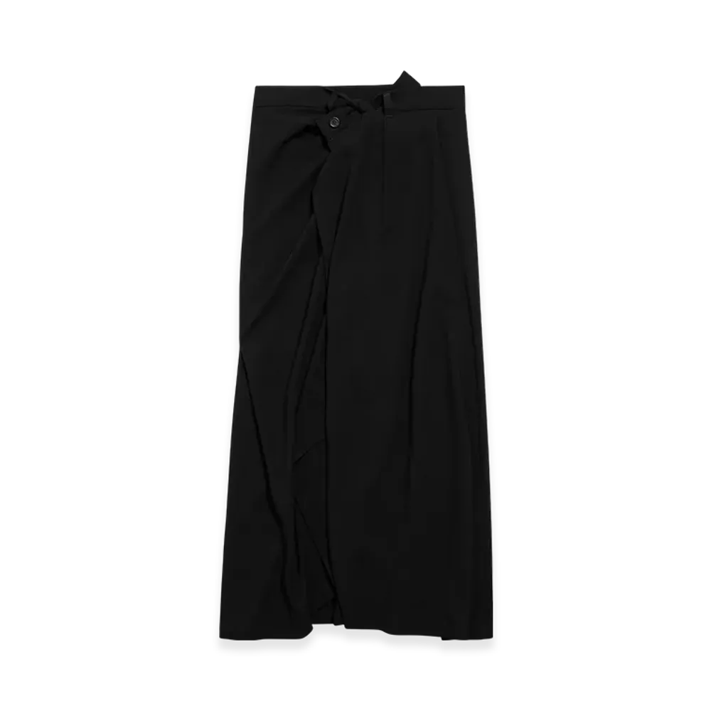 BALENCIAGA Draped Tailored Skirt "Black"