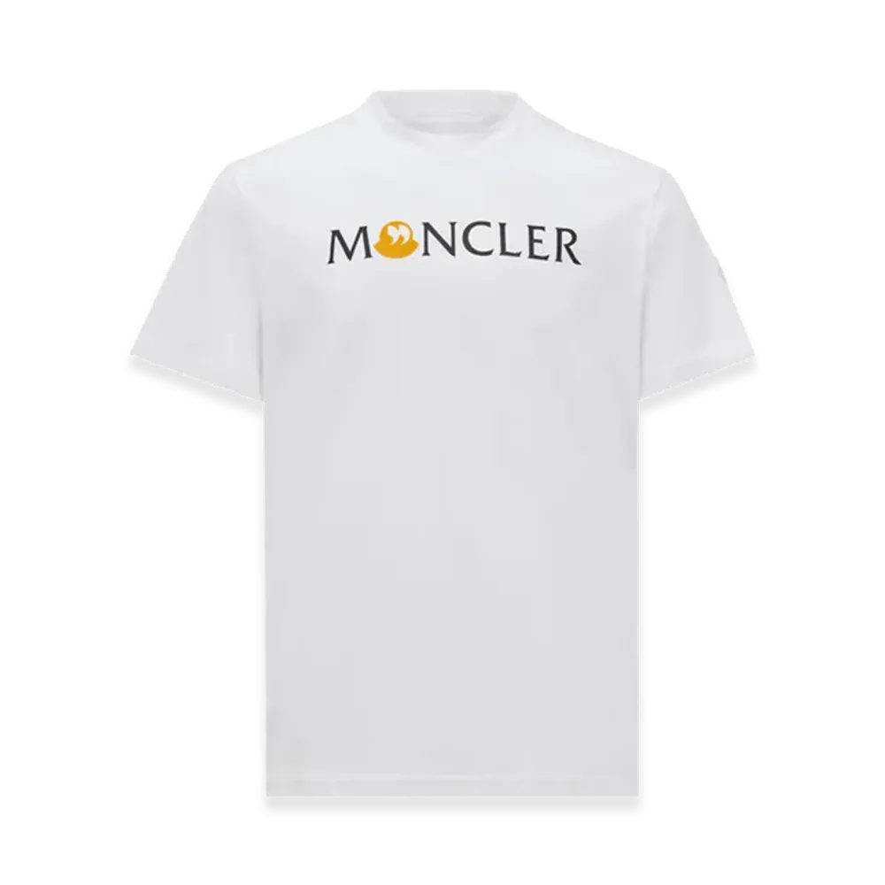 MONCLER Punctuation Logo Cotton T-Shirt "White"
