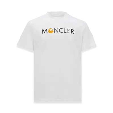 MONCLER Punctuation Logo Cotton T-Shirt "White"