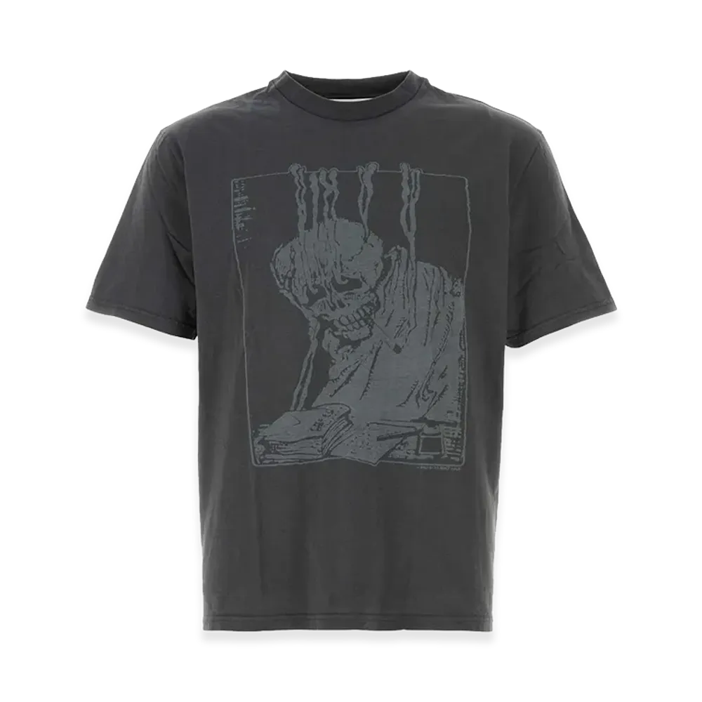 OUR LEGACY Cotton Oversize T-Shirt "Charcoal/Gray"