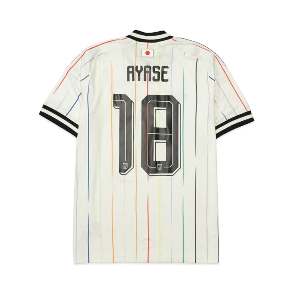 adidas Soccer Japan 2026 Away Replica Jersey #18 Ayase Ueda "OffWhite/Black"
