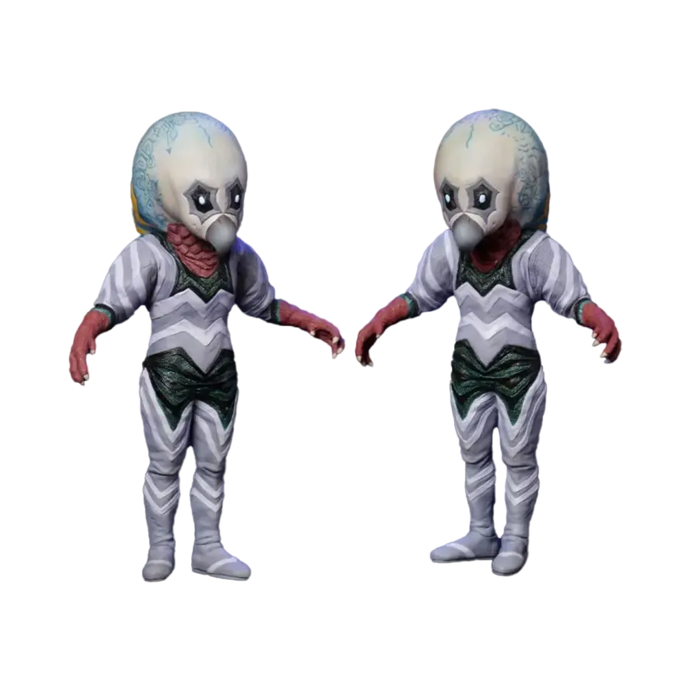 XPLUS "Daikaiju series" -Ultraseven- Alien Guts Clone Set Night Color Ver.