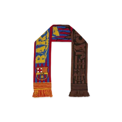 Travis Scott Cactus Jack x FC Barcelona Barca Jack Football Club Scarf "Multi"