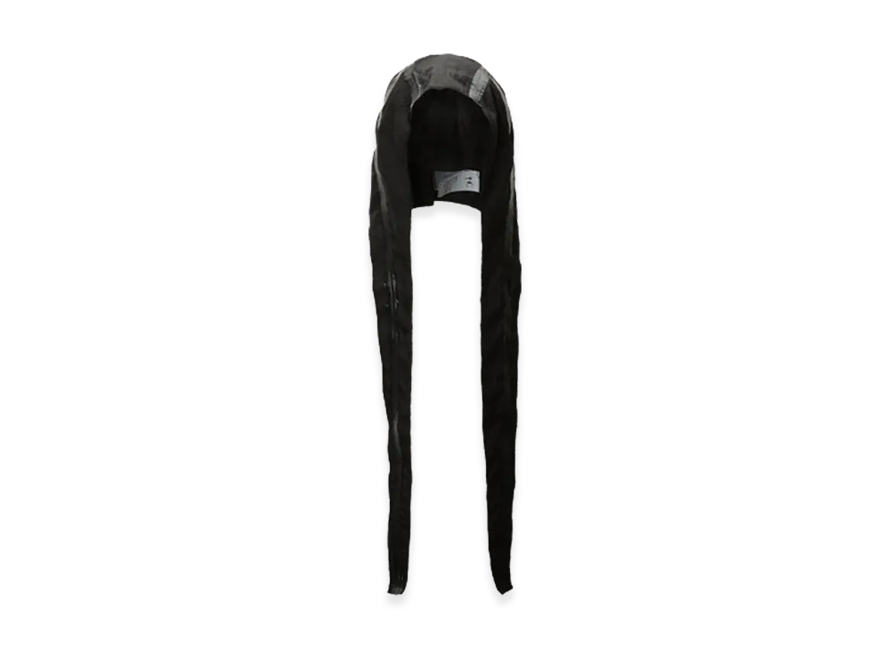 THUG CLUB Seam Sealed Taped Line Hooded Scarf "Black"