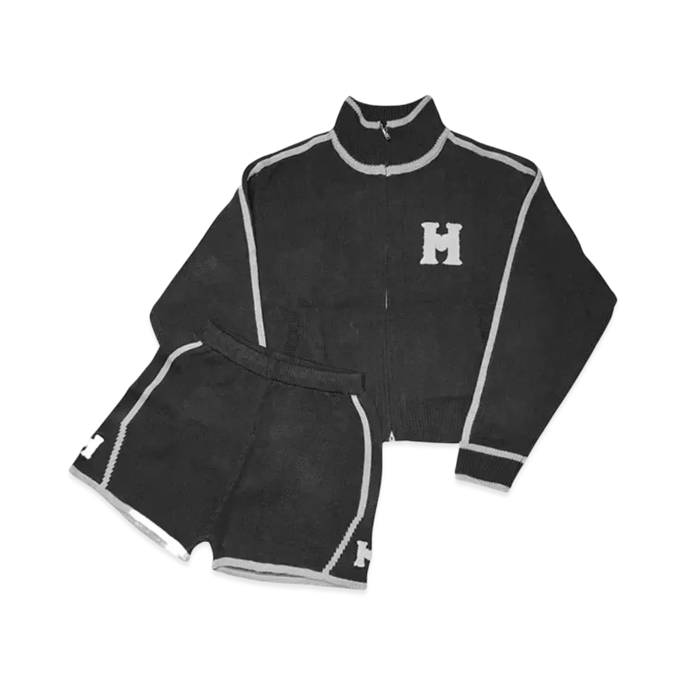 HTH knit track setup "CHARCOAL"