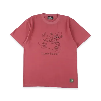 WIND AND SEA x Parappa The Rapper Parappa Pensil Art Tee "Red"