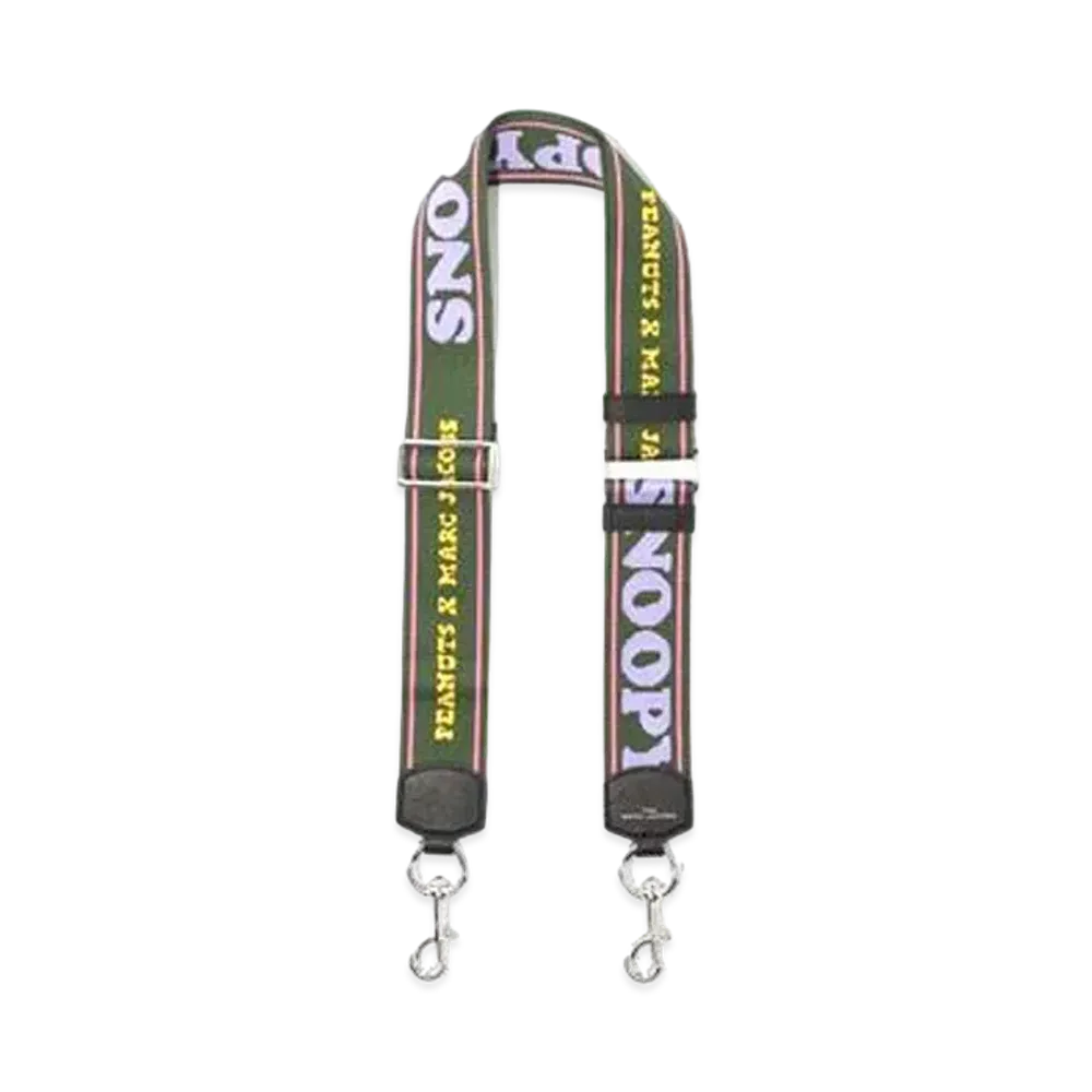 Marc Jacobs Peanuts Webbing Strap "Dark Green Multi"