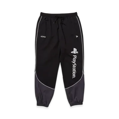 NEW ERA x PlayStation Performance Apparel Oversized Piping Track Pants "Black"