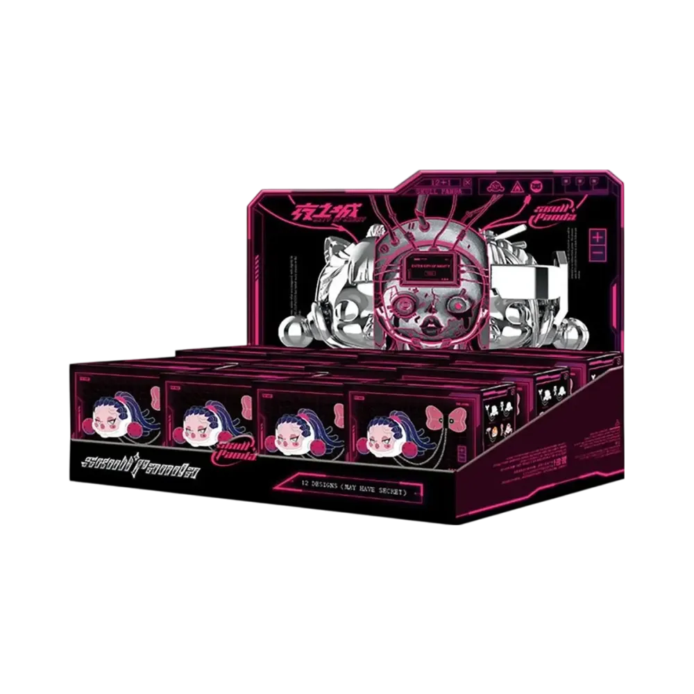 POP MART SKULLPANDA City of Night Series Chain Brooch [Assortment Box]