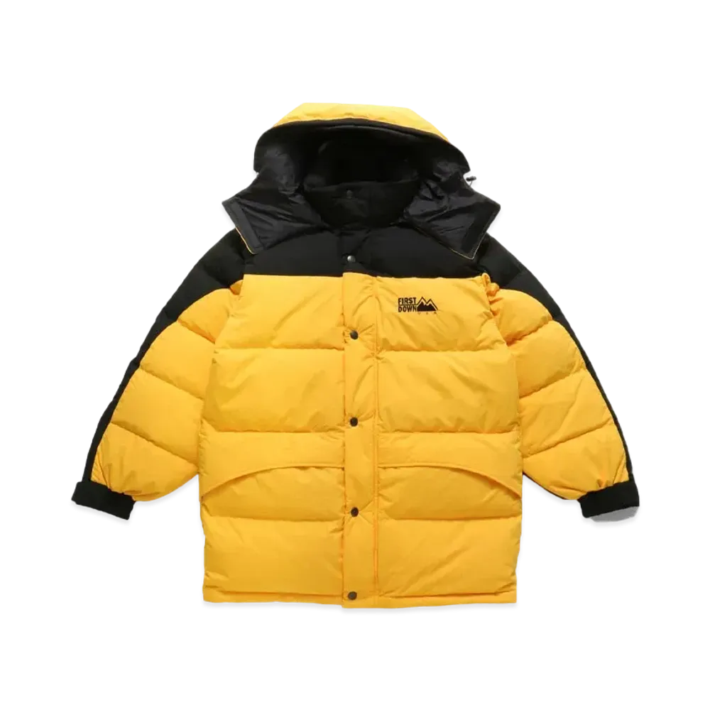 FIRST DOWN DOWN HOODIE JACKET "Yellow"