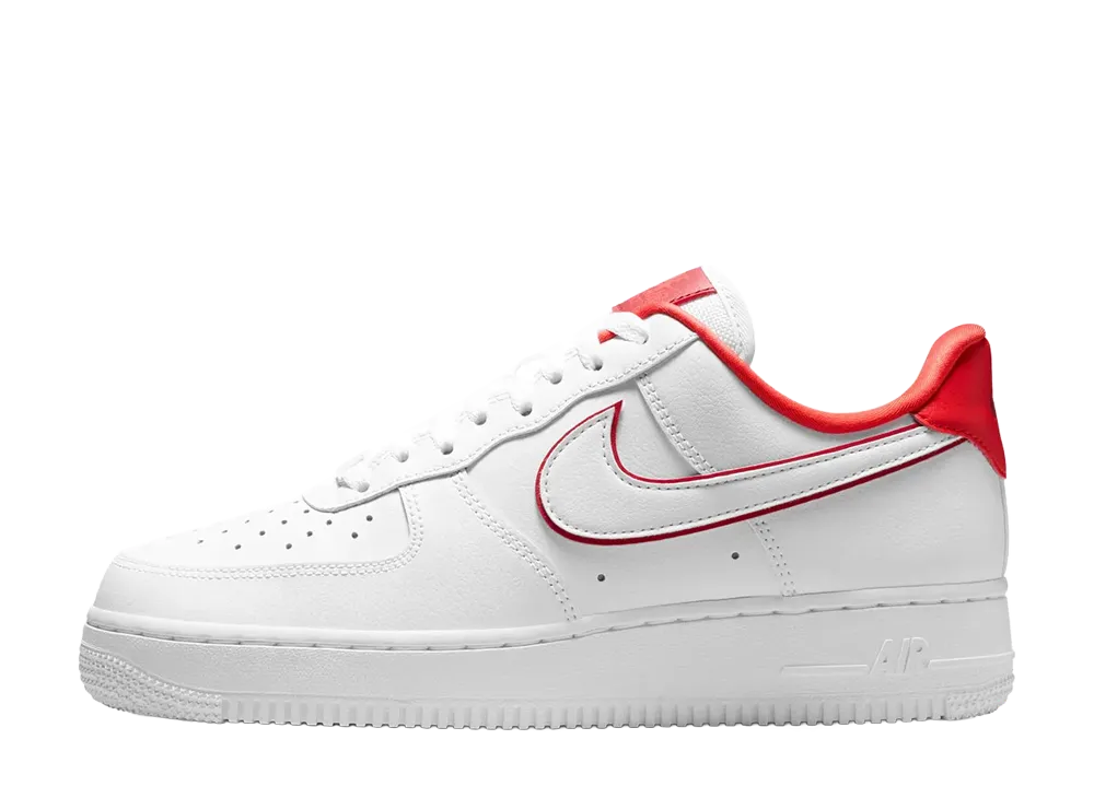 Nike Women's Air Force 1 Low Essential "White/Tough Red"