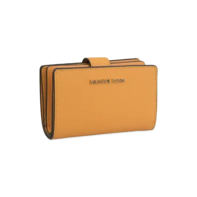 MICHAEL KORS Women's MD Bifld ZP CN Wallet "Orange"