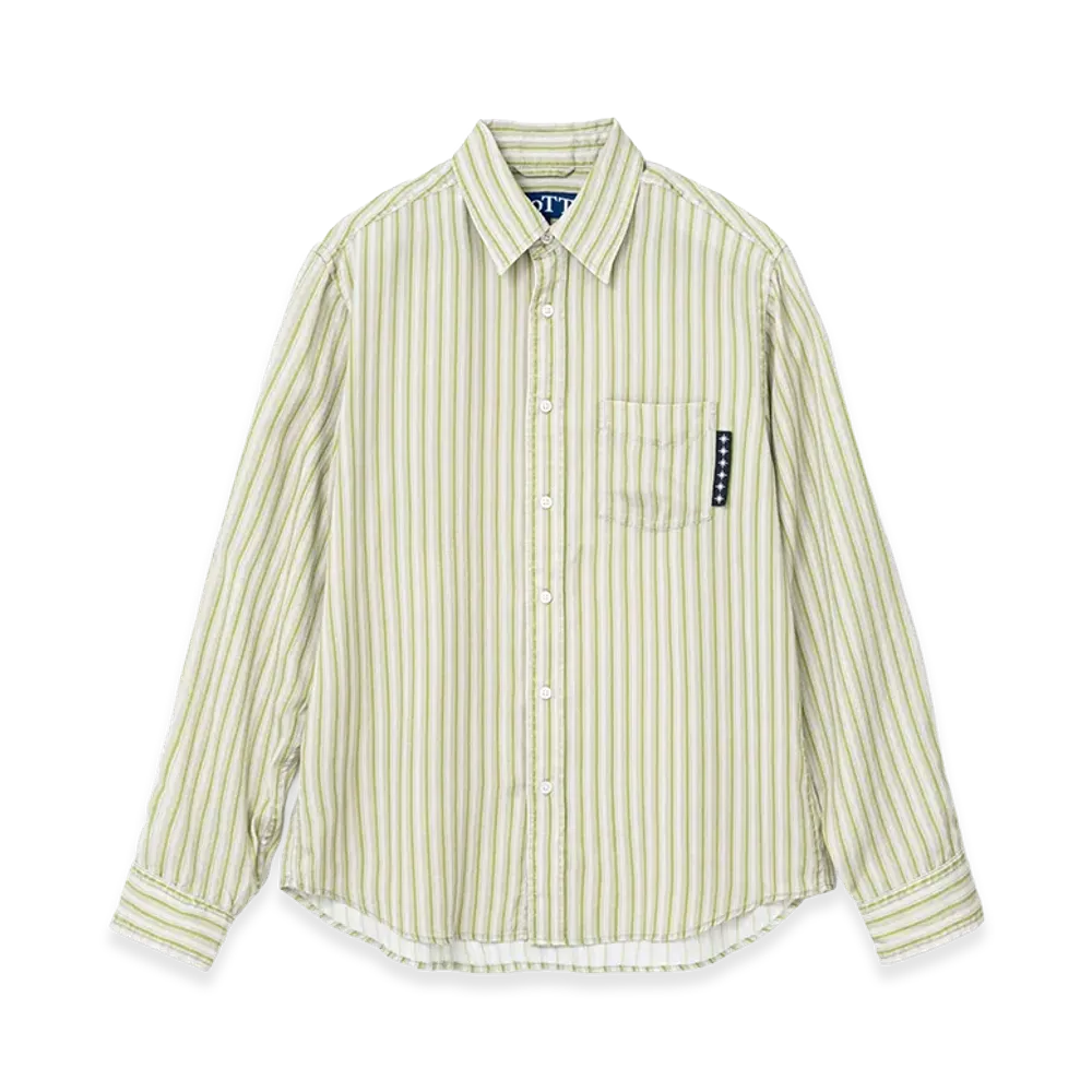 BoTT Printed Striped Shirt "Green"