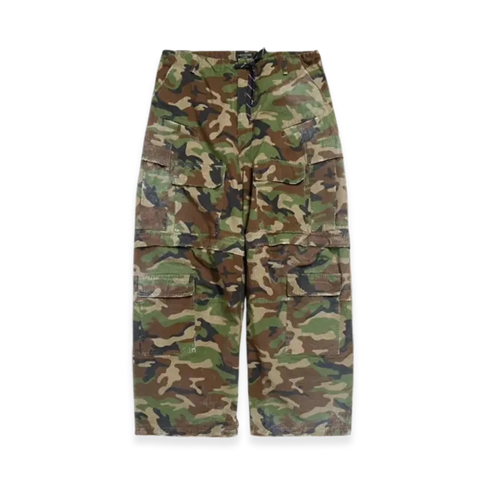 BALENCIAGA Large Cargo Pants "Dark Green"