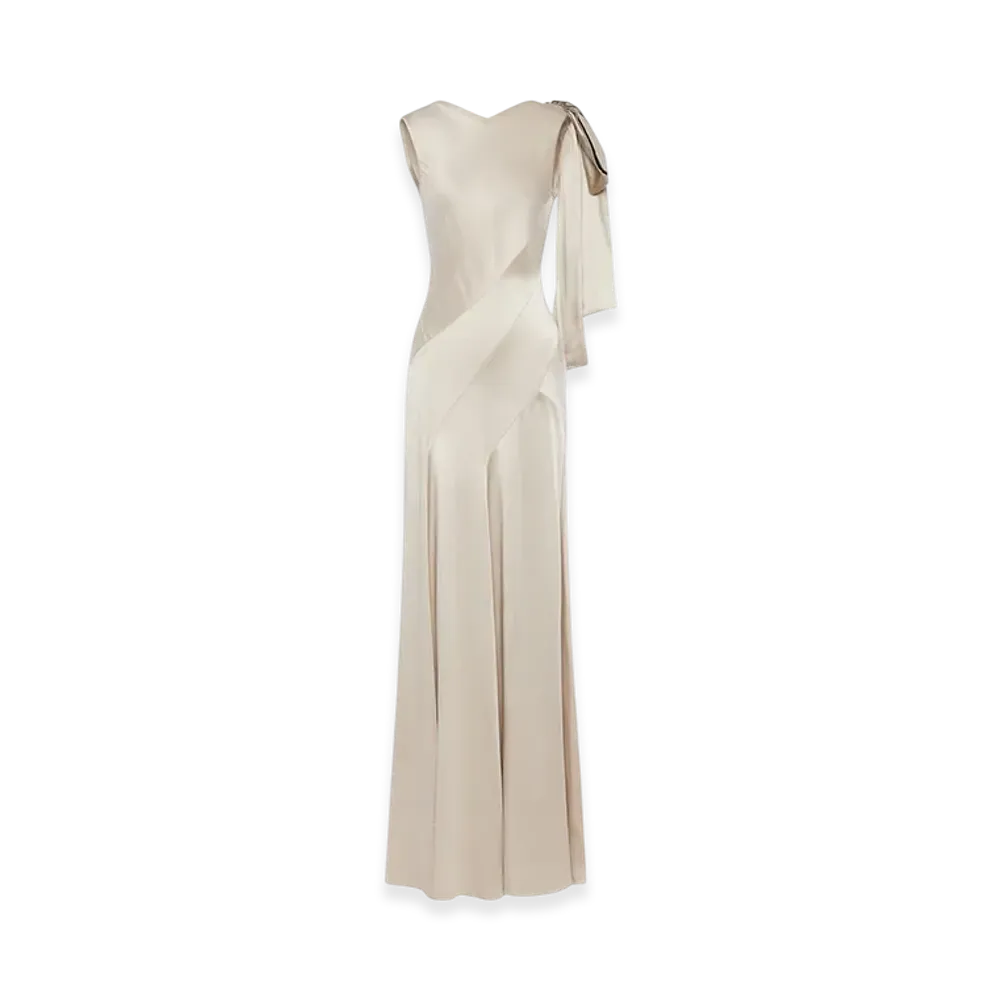 Maison Margiela Bias Cut Evening Gown "Powder"