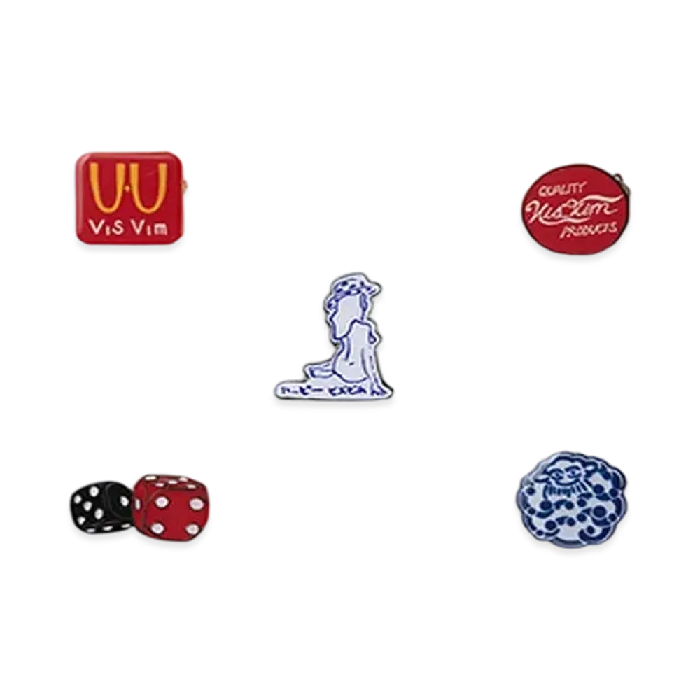 visvim LAPEL PIN SET "Multicolor"