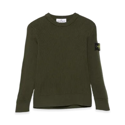 Stone Island Kids Sweater "Green"