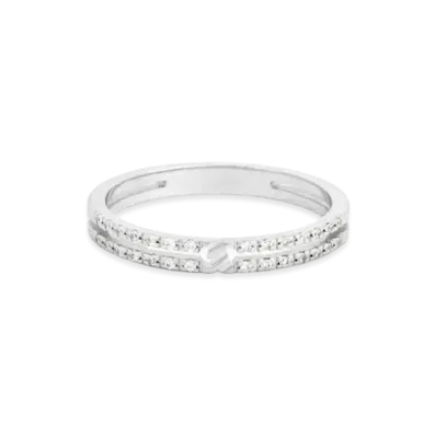 GUCCI Gucci Infinity White Diamond Ring