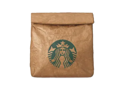 STARBUCKS STAND x BEAMS Craft Paper Insulated Cool Bag "Beige"
