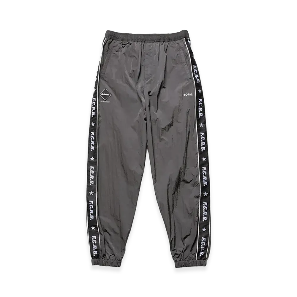 F.C.Real Bristol Nylon Chambray Practice Pants "Charcoal Gray"