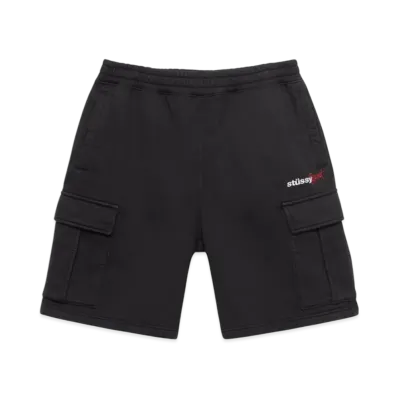 Stussy Cargo Fleece Shorts "Black"