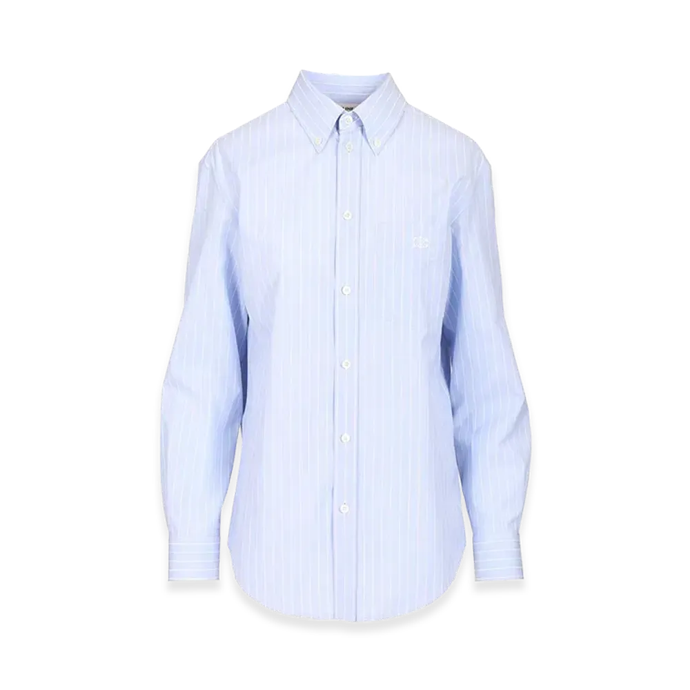 CELINE Women's Relaxed Shirt "Light Blue"