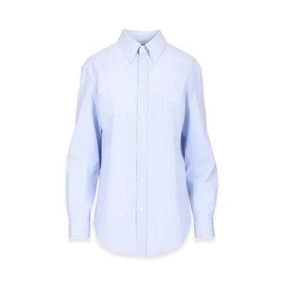 CELINE Women's Relaxed Shirt "Light Blue"
