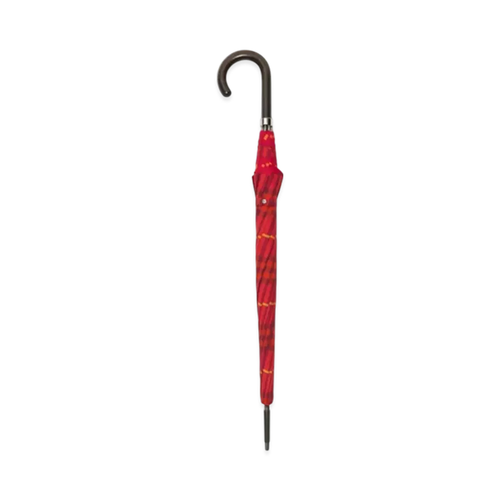 Burberry Check Nylon Cotton Umbrella "Currant"