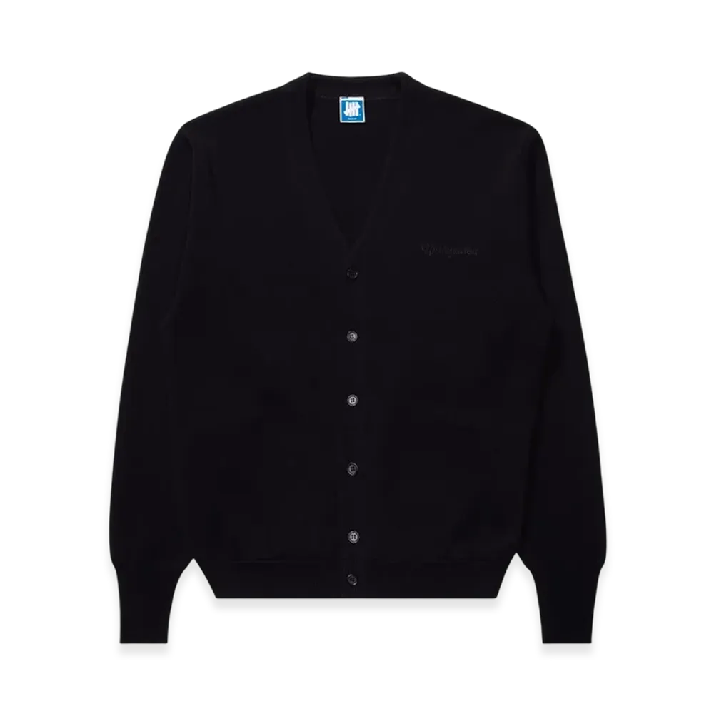 UNDEFEATED Script Cardigan "Black"