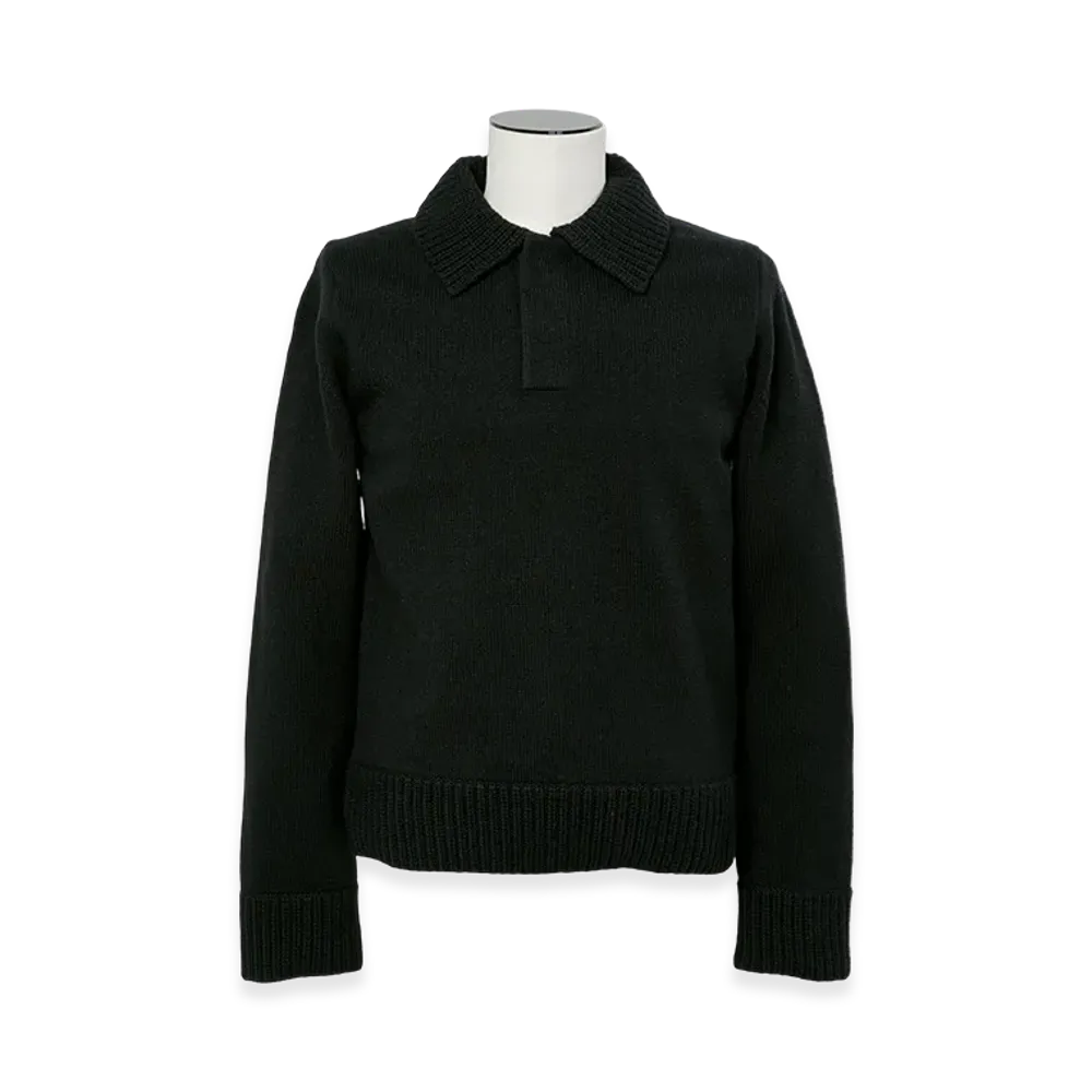 sacai Wool Knit Pullover "Black"