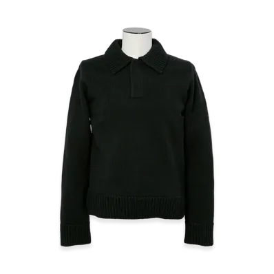 sacai Wool Knit Pullover "Black"