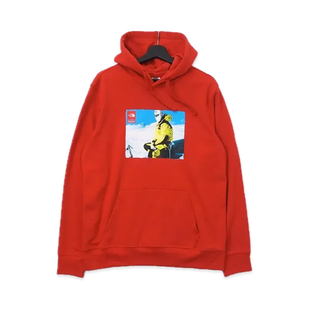 Supreme x The North Face Hooded Sweatshirt "Red"