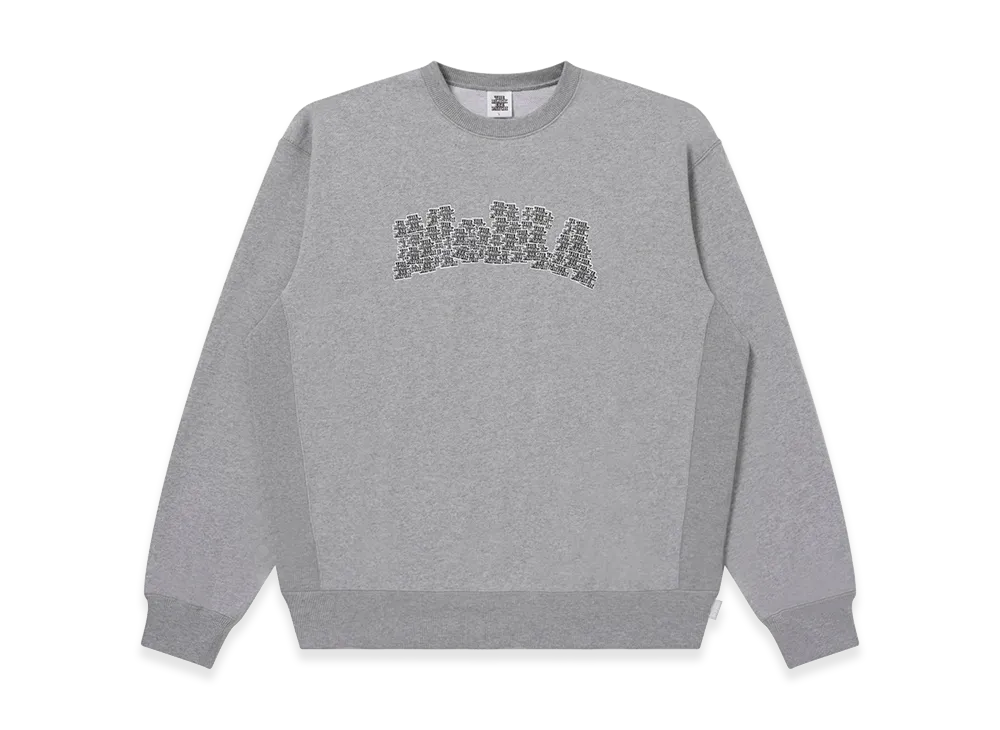 BlackEyePatch OG Label Museum Logo Crew Sweat "Heather Gray"