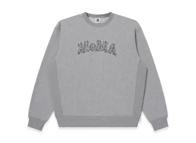 BlackEyePatch OG Label Museum Logo Crew Sweat "Heather Gray"