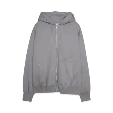 BOW WOW ZIP SWEAT HOODIE AGING "GRAY AGING"