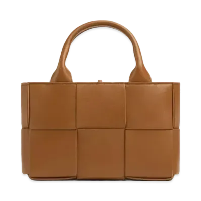 Bottega Veneta Candy Arco Tote Hand Bag "Wood"